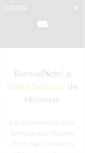 Mobile Screenshot of hoteldomanimiramar.com.ar